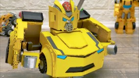 کار دستی ؛
 ربات تبدیل شونده کارتنی ؛ کاردستی های جالب برای کودکان