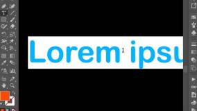 آموزش افکت متن پشمالو در ایلاستریتور