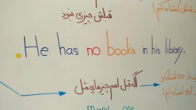 استفاده از no و not در جملات انگلیسی