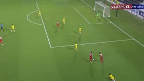 گل اول پرسپولیس به النصر روی ضربه سر مهدی عبدی
