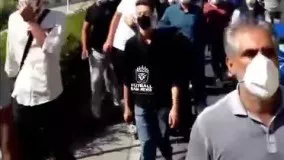 تجمع هواداران استقلال این بار مقابل مجلس