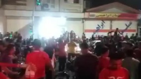 شادی مردم اندیمشک پس از فینالیست شدن پرسپولیس در لیگ قهرمانان آسیا