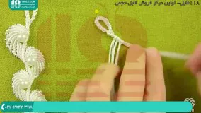 مکرومه بافی | آموزش انواع بافت دستبند مکرومه