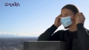 پیام ویدئویی جالب زلاتان به کرونا !