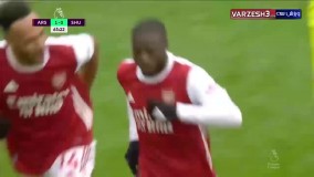 خلاصه بازی آرسنال 2 - شفیلد یونایتد 1