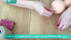 نحوه دوخت دست و پا عروسک روسی همراه با الگو