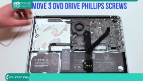 تعمیر استراکچر یا ساختار ( مک بوک ) الکترومکانیکی درایو DVD-RW