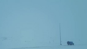 بارش ۱۵ سانتی متری برف در گردنه الماس