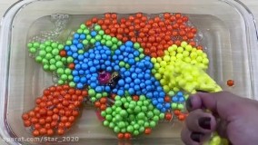 آموزش ساخت اسلایم دونه برفی ؛ چالش بازی با اسلایم