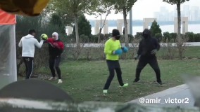 دوربین مخفی امیر ویکتور ؛
 شوخی با خواهران منصوریان و کتک خوردن امیر