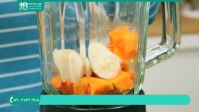 طرز تهیه اسموتی موز و هلو ( میک شیک )