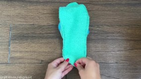 ساخت کفش راحتی و جاکفشی آویزان از حوله قدیمی