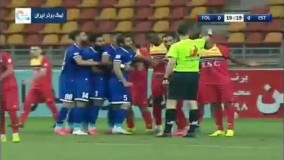 اظهار نظر عجیب گزارشگر بازی فولاد و استقلال