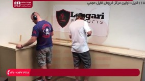 ترمیم اوپن آشپزخانه قدیمی با رزین اپوکسی متالیک