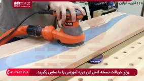 آموزش ساخت میز چوبی رزینی مدرن و شیک ( دوبله فارسی )