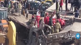 برخورد مرگبار کامیون با منزل مسکونی در پردیس