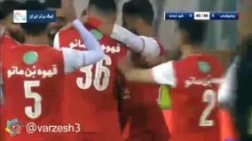 گل اول پرسپولیس مقابل شهرخودرو توسط سیدجلال