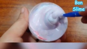 آموزش اسلایم با خمیر دندان