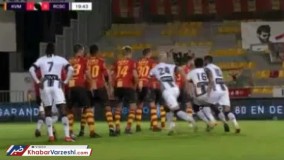 گل اول شارلروا به مشلن توسط کاوه رضایی