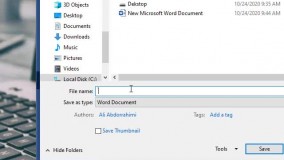 آموزش تبدیل ورد به فایل PDF