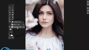 آشنایی با ابزار های فتوشاپ Dodge tool & Burn tool & Sponge tool