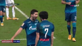 گل سوم زنیت به دینامو مسکو توسط آزمون