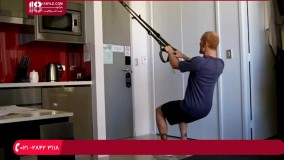 آموزش 5 حرکت ورزشی با کش تی ار ایکس در منزل