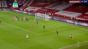 خلاصه بازی آرسنال ۰ - برنلی ۱