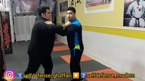 اموزش دفاع شخصی ؛
 چگونه در دعوای خیابانی ضربه زانو را دفاع کنیم ؟