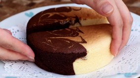 پخت کیک شکلاتی ساده در خانه ؛
 پخت کیک خانگی