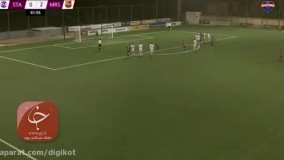 قطع شدن برق استادیوم فوتبال ، در لحظه زدن ضربه پنالتی