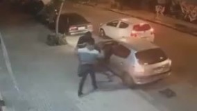 تیراندازی سارق و راننده مسلح ۲۰۶ وسط شهر