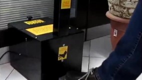 طریقه عملکرد دستگاه ضدعفونی کننده ایستاده پدالی البرز