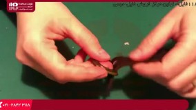 طرز دوخت صندل چرمی بند دار زیبا برای خانم ها