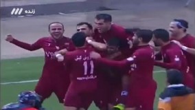 گل اول نساجی به پرسپولیس