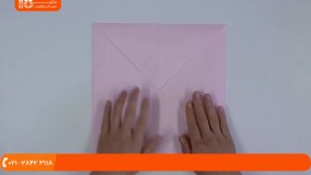 آموزش ساخت اوریگامی خوک زیبا به شکل سه بعدی