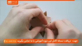 روش ساخت اوریگامی پیشرفته ستاره در رنگ های مختلف