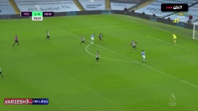 خلاصه بازی منچسترسیتی ۲ - نیوکسل ۰