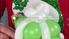 بادکنک آرایی کریسمس