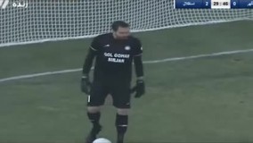 پنالتی از دست رفته استقلال توسط غفوری