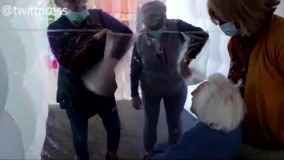 «حباب آغوش» در خانه سالمندان در فرانسه