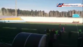 درگیری در دربی امیدهای سرخابی