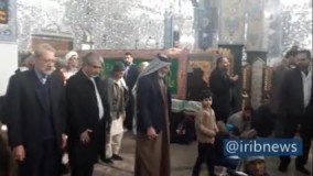 حضور رئیس مجلس در حرم حضرت زینب(س)