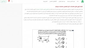 پاسخ نامه تشریحی آزمون نظام مهندسی اسفند 98