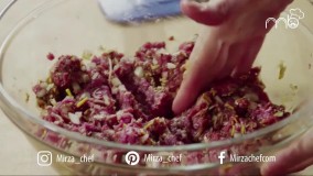 طرز تهیه همبرگر (میرزاشف)