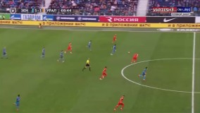 گل ششم زنیت به اورال با پاس گل سردار آزمون