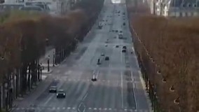 وضعیت خیابان‌های پاریس پس از شیوع کرونا