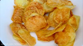 لذت آشپزی - طرز تهیه چیپس کرانچی