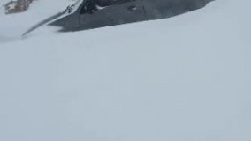 کولاک شدید برف جاده فیروزکوه گردنه گدوک