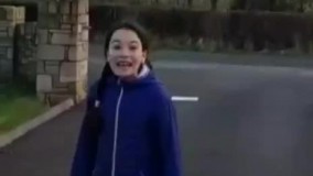 جشن‌تولد دختر ایرلندی متناسب با ایام کرونا